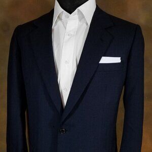 NEW White 100% Cotton Pre-Folded Pocket Square Handkerchief Insert